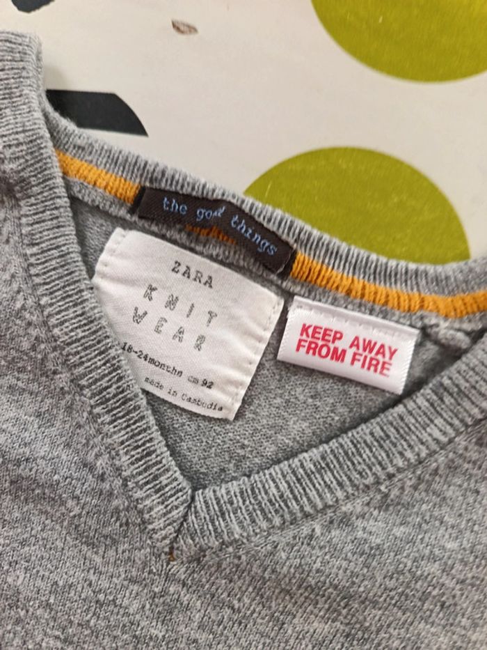 Pull Zara 18/24 mois