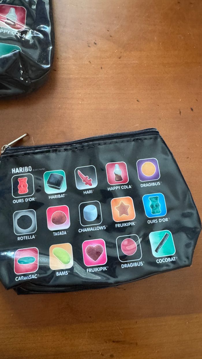 Ensemble de 3 petits sacs ou trousse Haribo - photo numéro 6