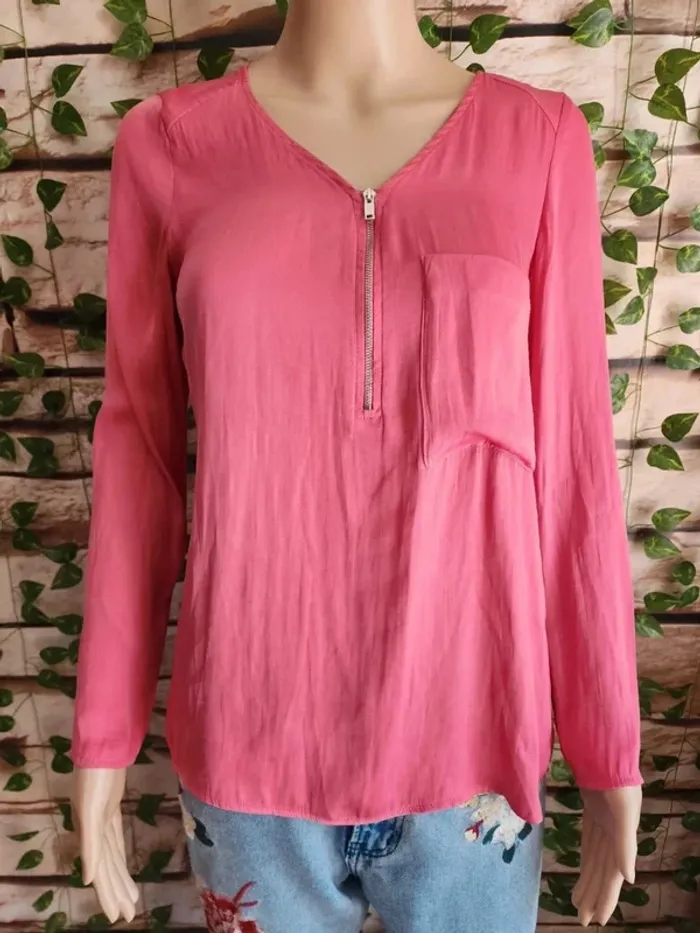 🌸Blouse fluide Rose Bershka Taille 36🌸 - photo numéro 2