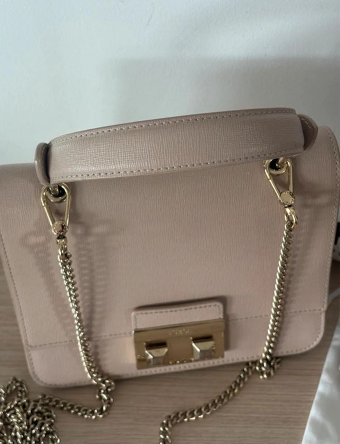 Ensemble sac à main bandoulière et porte monnaie Furla nude - photo numéro 6