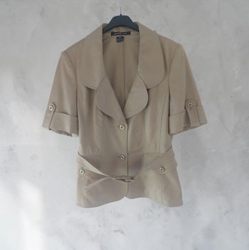 Blazer chic Ellen Tracy - Style Safari - Taille L (40)