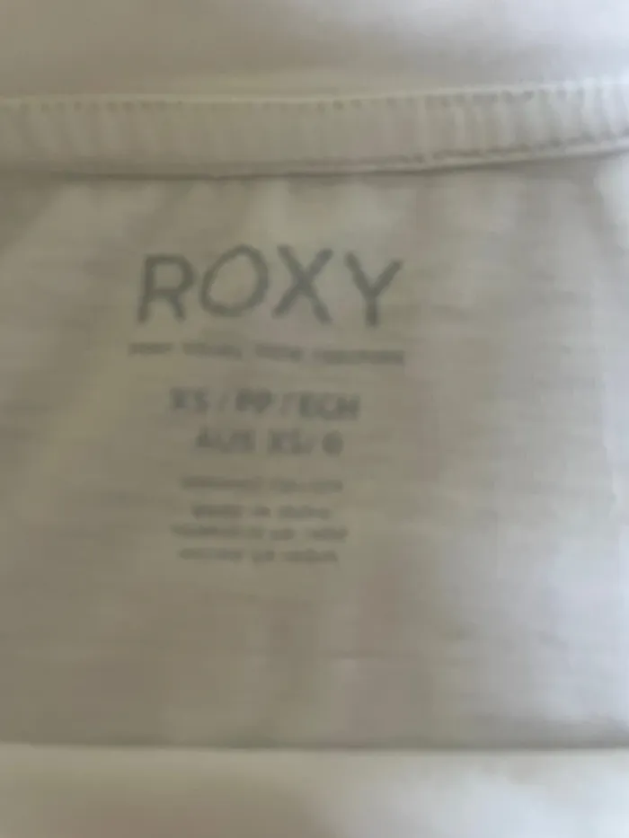 Tee shirt blanc Roxy - photo numéro 3