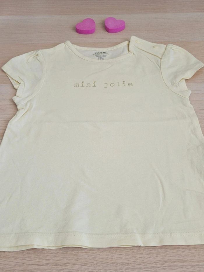 T shirt manches courtes kiabi 24 mois