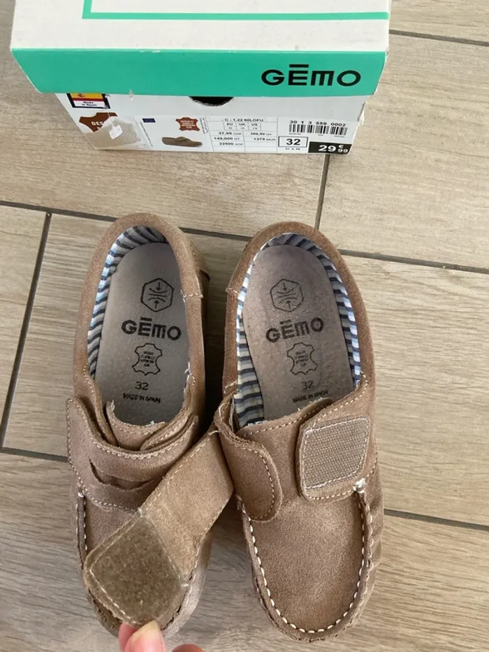 Mocassins cuir scratch portés 1 fois - photo numéro 5