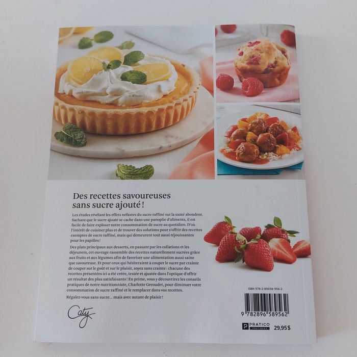 Livre - Sucré sans Sucre by Caty - photo numéro 2