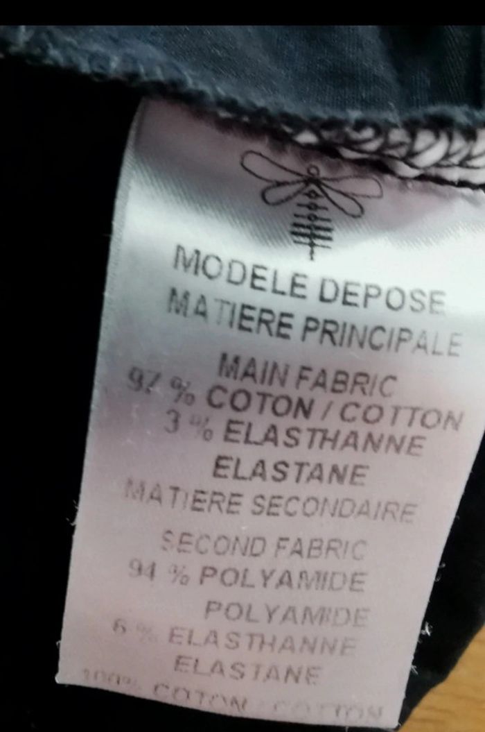 Pantacourt noir et beige (taupe)  T.36. La Mode Est À Vous - photo numéro 13