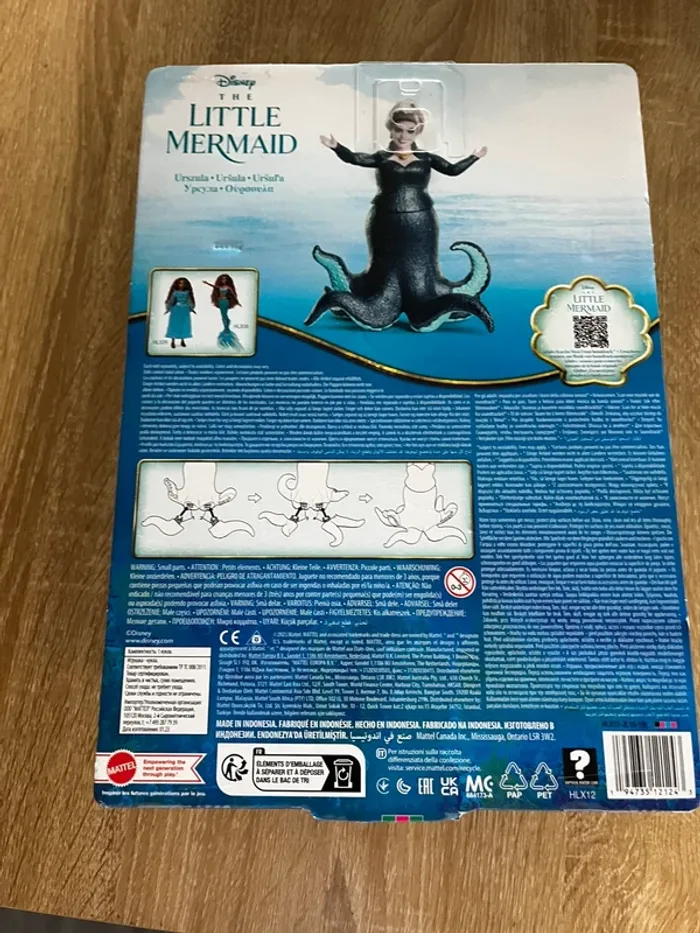 Figurine ariel Ursula la petite sirène the Little mermaid neuve Disney - photo numéro 3