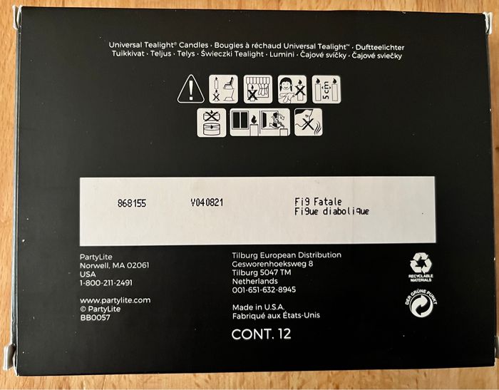 Lot de 3 boîtes de 12 réchauds partylite - photo numéro 2