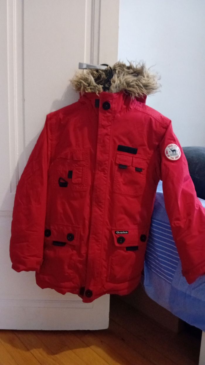 Parka Quechua rouge