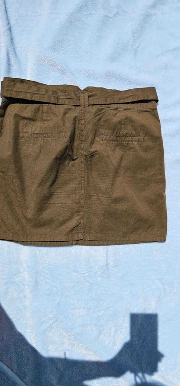 Jupe kaki Etam poches chino taille 40 - photo numéro 6