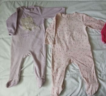 Lot pyjamas chauds filles 6 mois 