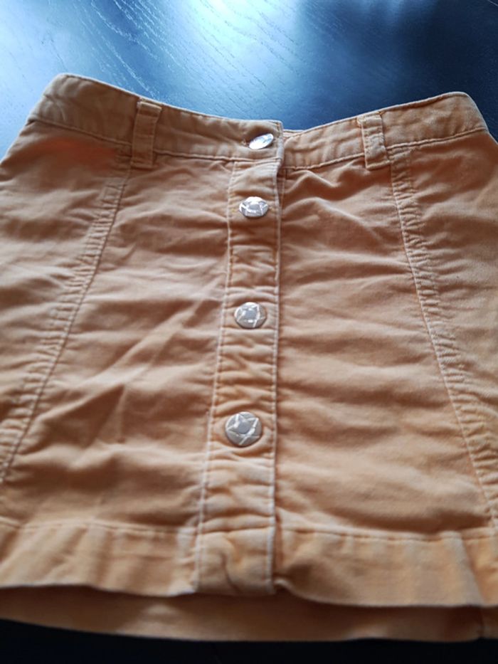 Jupe courte moutarde - photo numéro 2