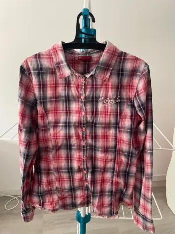 Chemise fille à carreaux Levis