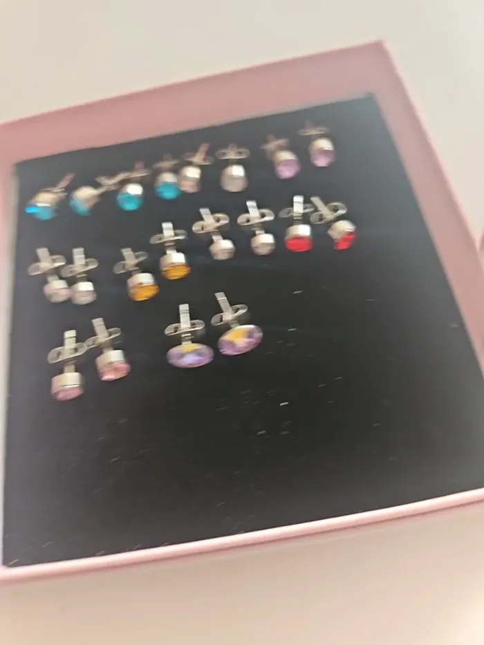 Lot de 10 paires de boucles d'oreille Claire's - photo numéro 3