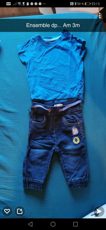 Ensemble T-shirt pantalon dp am