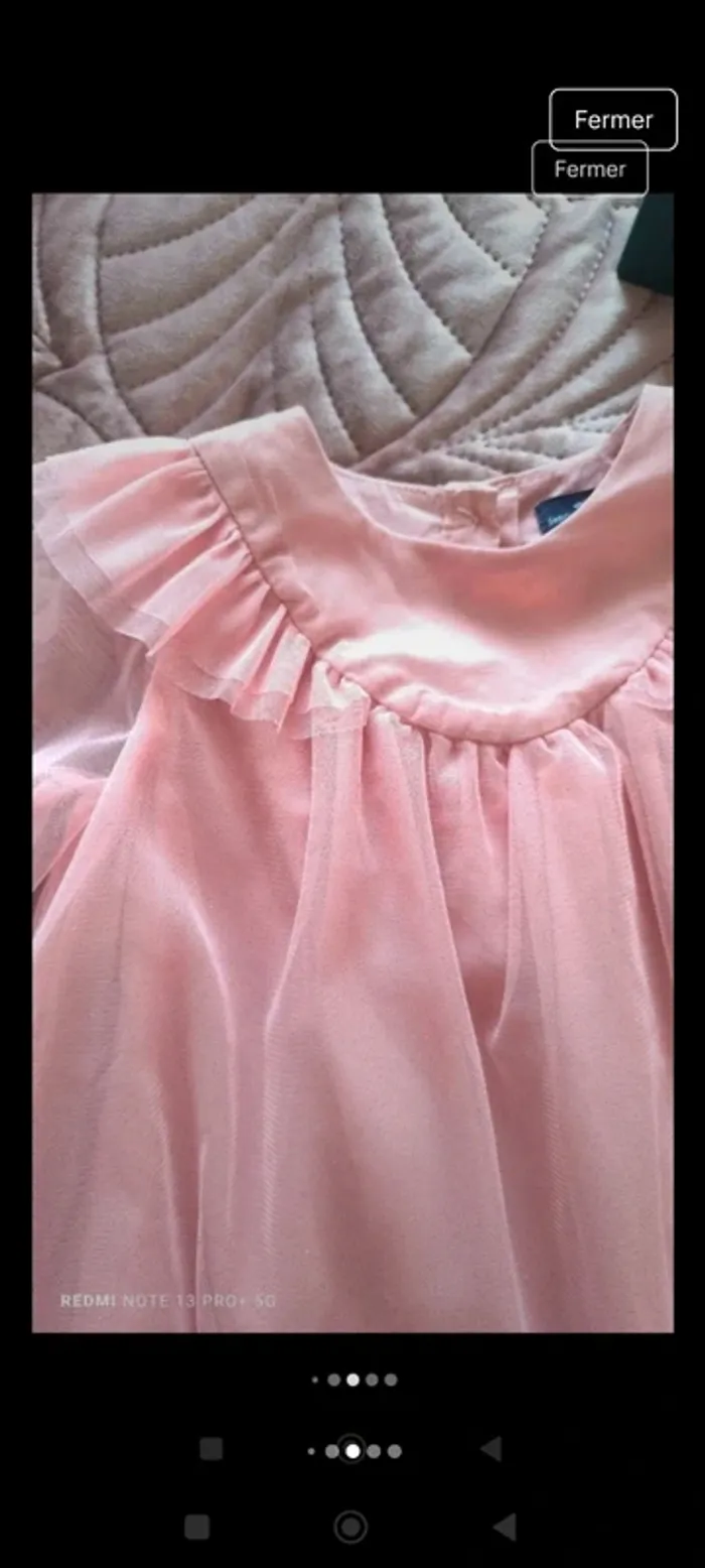 Robe paillettes sergent major 18 mois 80 cm - photo numéro 5