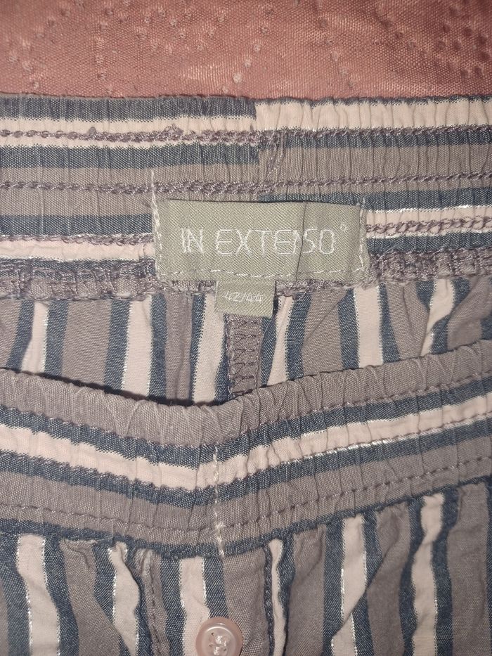 Bas de pyjama rayures femme taille 42/44 in extenso - photo numéro 3