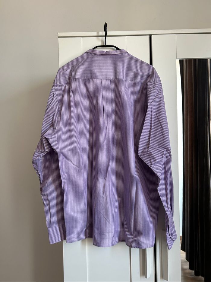 Chemise violette à rayures Homme Dunnes Taille 42 - photo numéro 7