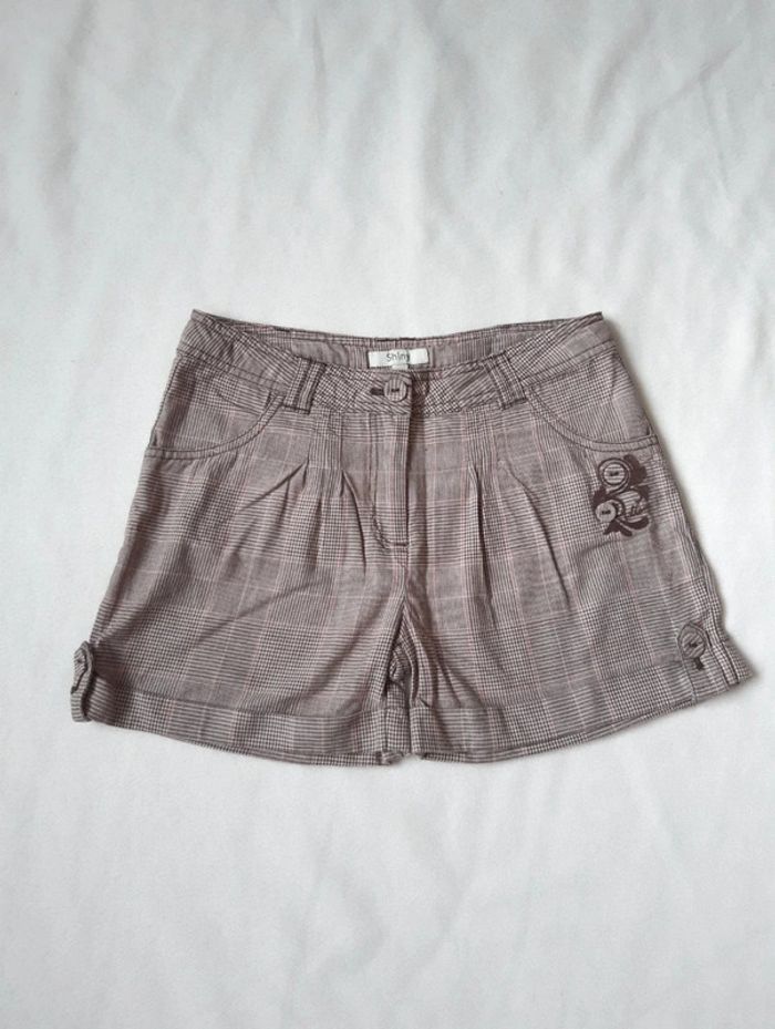 Short à carreaux 12 ans