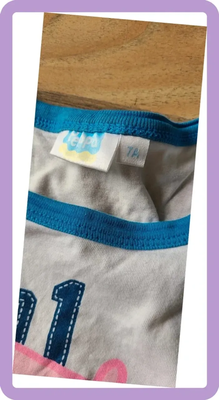 Pyjama Peppa Pig 7 ans - photo numéro 2