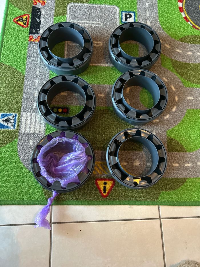 Poubelle à couche et disques de recharges avec sac - photo numéro 5
