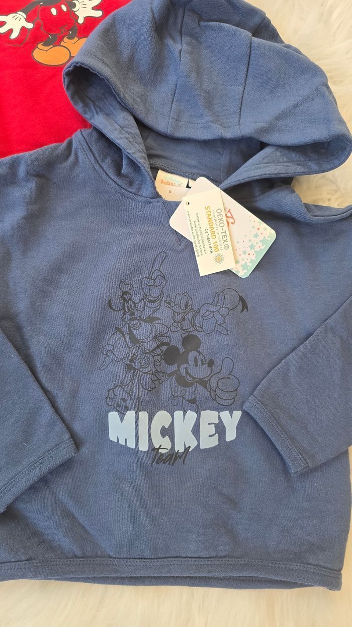 (Neufs non portés) 🏷🏷🥰💙💙 lot sweats molleton mickey 36mois garçon 💙🥰 - photo numéro 7
