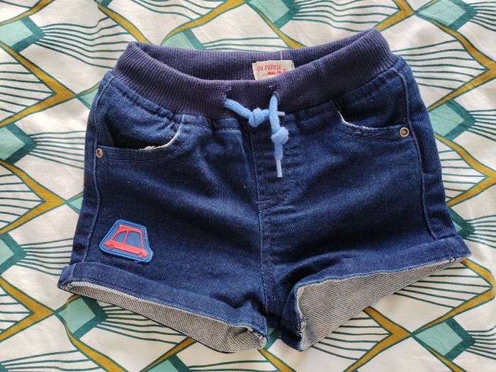 Short bébé en jean