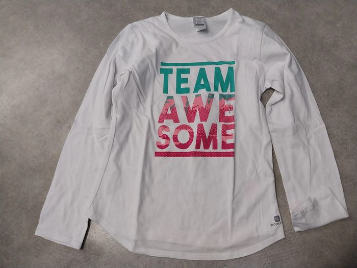 haut tee shirt manches longues fille 8 ans
