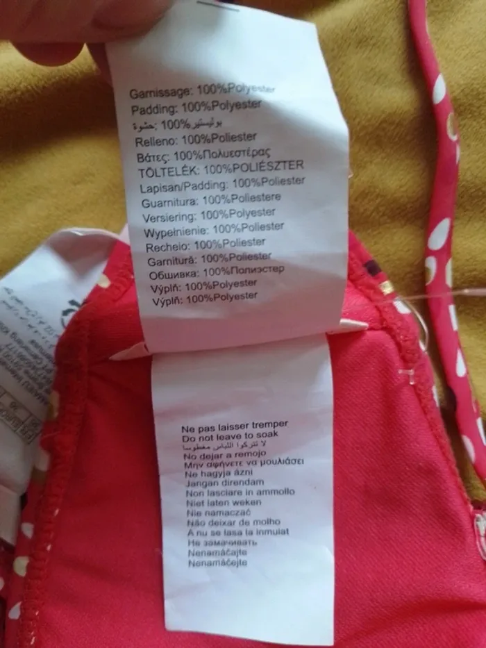 maillot de bain avec coussinets rembourrés amovibles - taille 36 - polyester - photo numéro 6