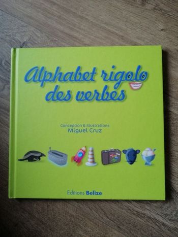 Livre Alphabet rigolo des verbes en bon état