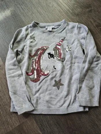 Pull licorne 4-5 ans