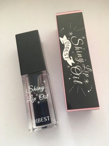 Huile lèvres noire pailletée NEUVE avec emballage