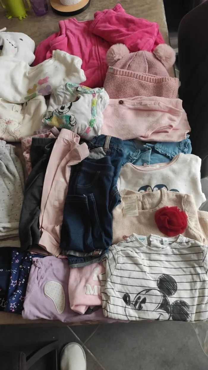 Lot vêtements bébé fille 1 , 3 et 6 mois 🪾 hiver - photo numéro 4