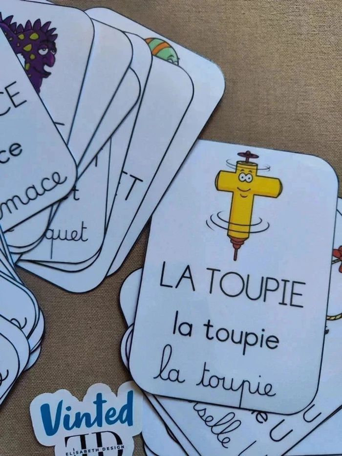 Grandes cartes de l'abécédaire des alphas - photo numéro 6