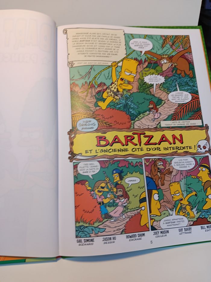 Livre Bande dessinée les Simpson Bart prince de la farce - photo numéro 4