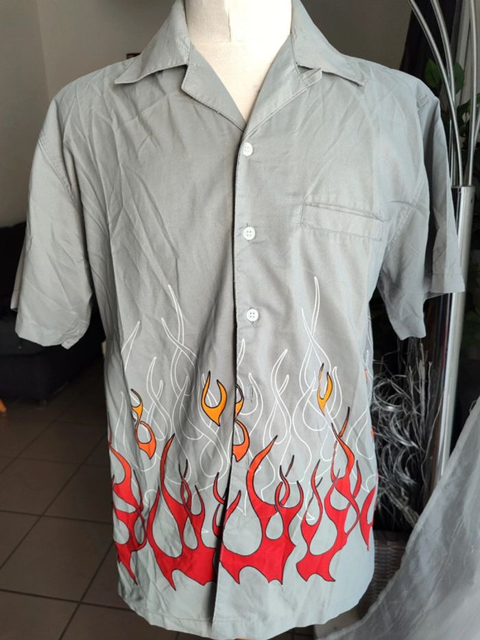 Chemise vintage flamme