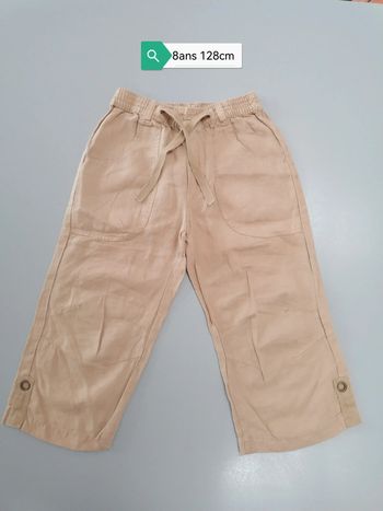 Bermudas en lin Captain Tortue 8ans 128cm