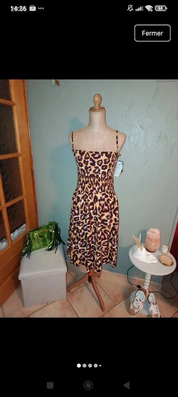 Robe imprimé léopard 