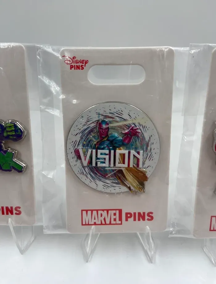 Lots 3 Pins Marvel Officiels - Hulk, Vision, Thor - Disney Collectible - photo numéro 3