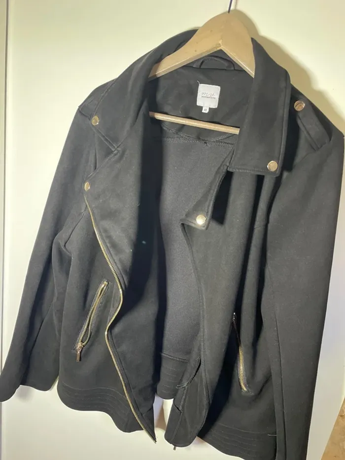 Manteau femme noir taille 48 / modavista - photo numéro 3