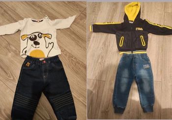 Lot 2 ensembles bébé garçon 18 mois 80cm DPAM Sweet Junior