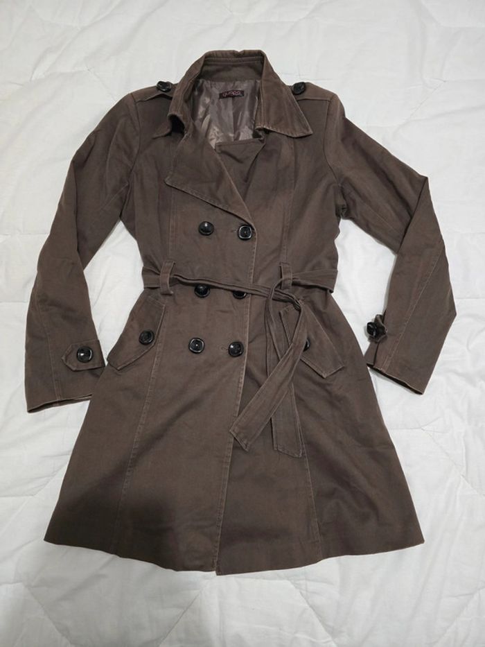 🌟 Duffle coat marron Guapa  Fashion Icon femme- Taille S 🌟