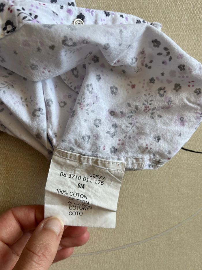 Combinaison fille fleurie 6 mois Kimbaloo - photo numéro 5