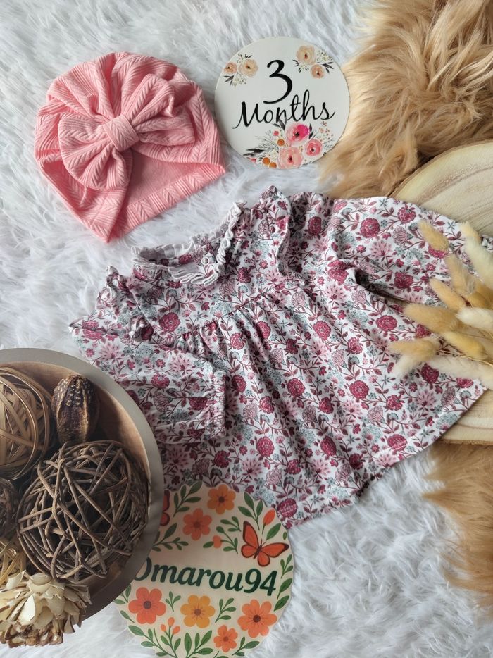 Ensemble complet 5 pièces sergent major fille 3 mois 🎀 - photo numéro 7