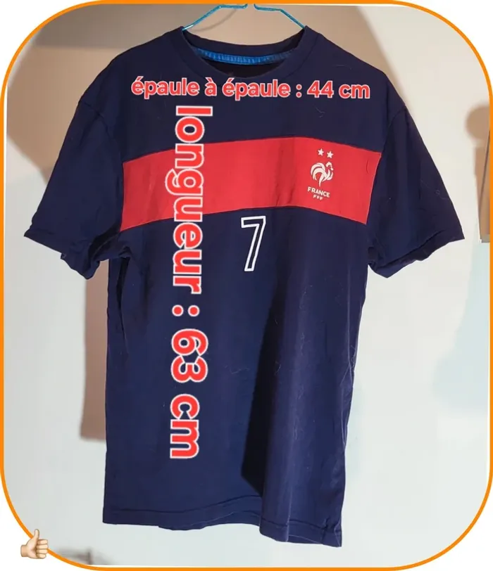 Tee shirt équipe de France - Floqué Griezmann 7 - Taille M - photo numéro 10