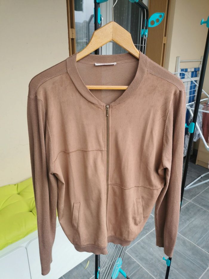 Blouson léger marron - photo numéro 2