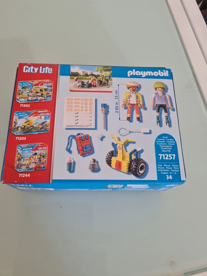 Playmobil city life 71257 - sauvetage en gyropode- neuf - photo numéro 2