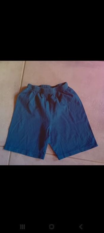 Short coton garçon