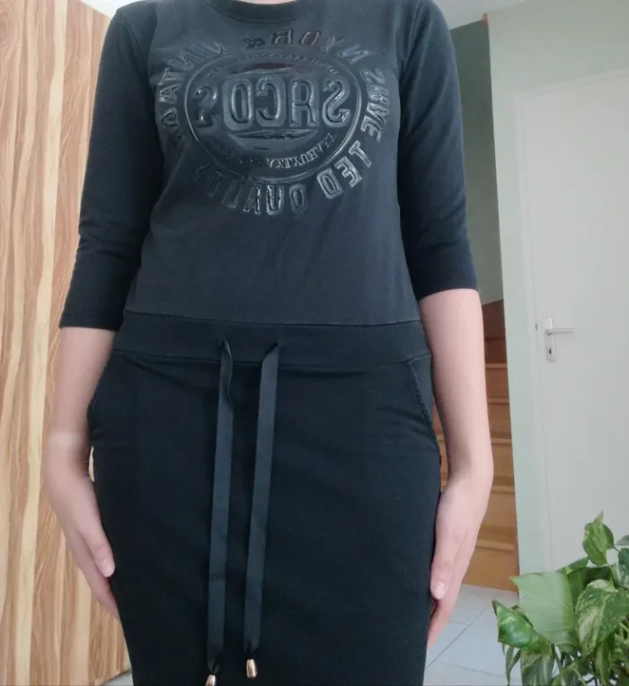 Robe longue d'été, noire, Lover Prenium, taille L - photo numéro 3