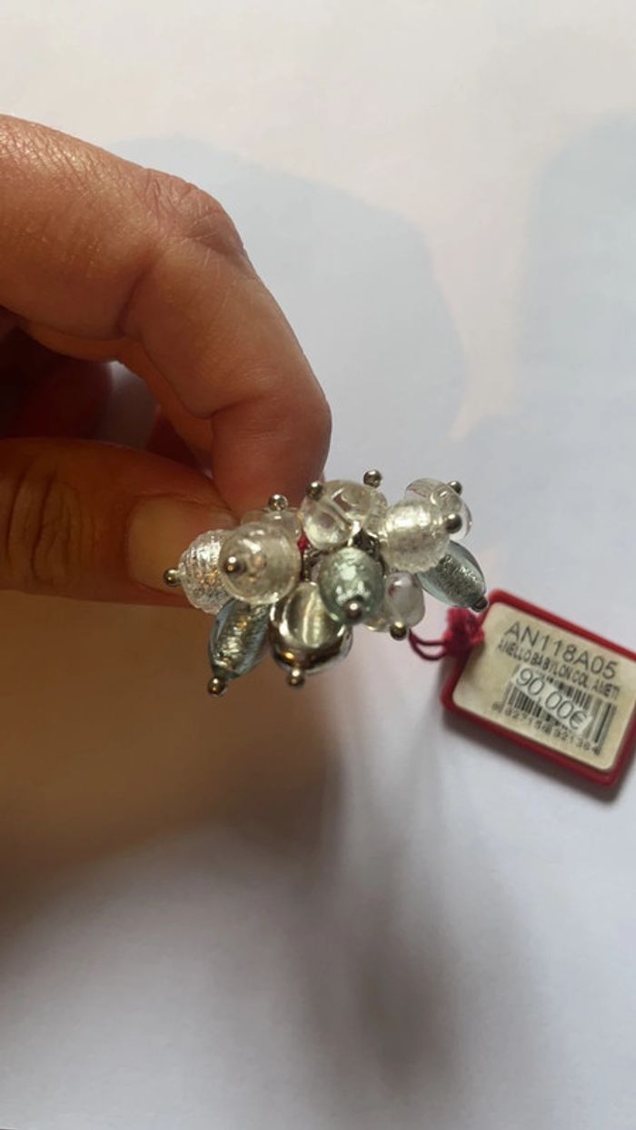 Bague verre de Murano - photo numéro 2